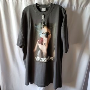 STREETWISE LA SCRIPT T-shirt Los Angeles California Tee Adult Men Black NWT STREETWISE LA SCRIPT T-shirt Los Angeles California Tee Adult Men Black NWT